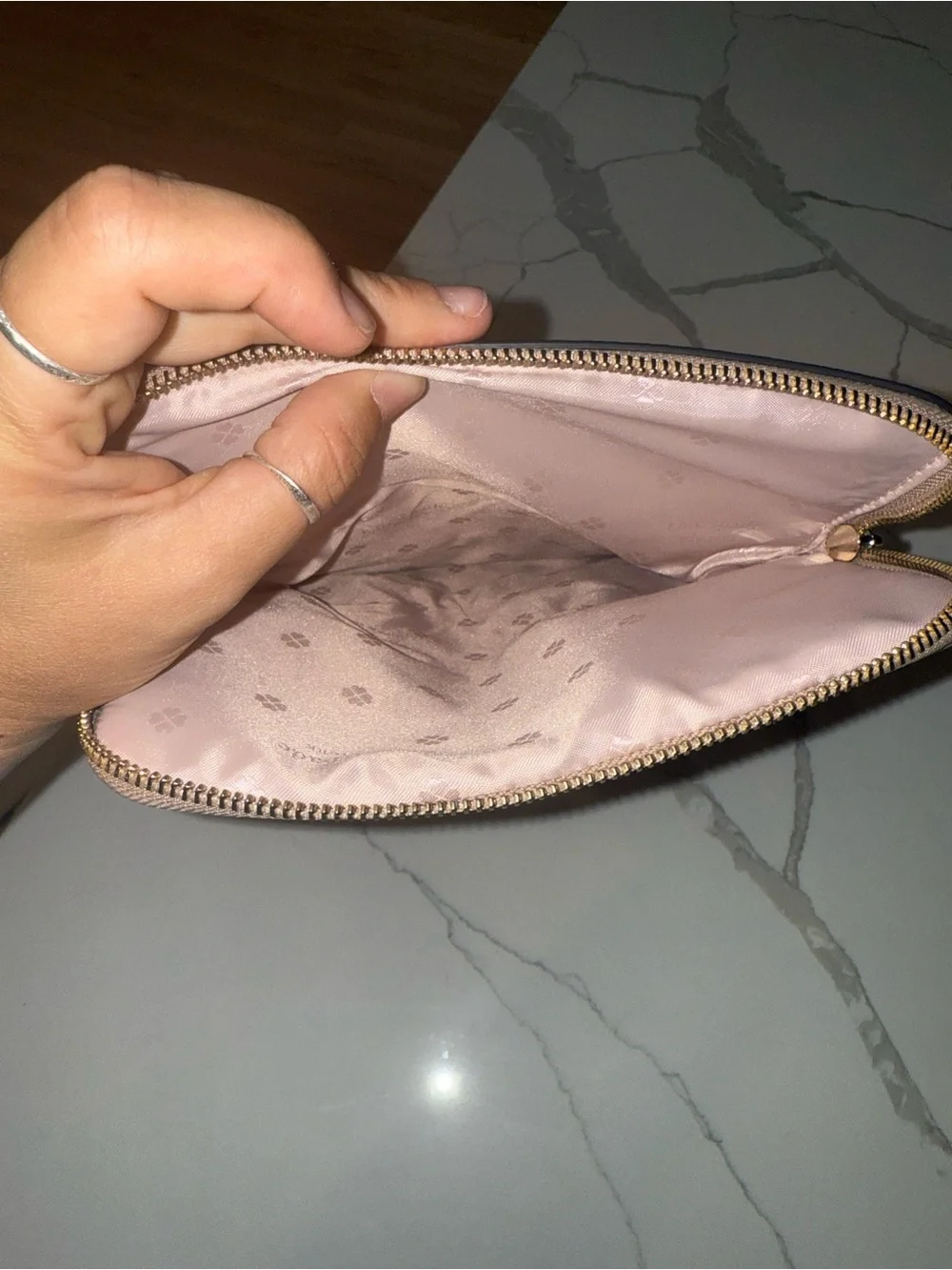 kate spade Pebbled Leather Shoulder Bag in Nude Pink